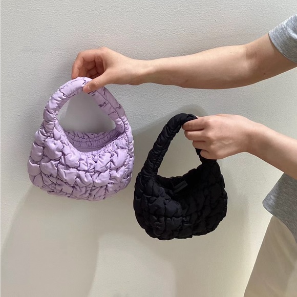 COS Micro Quilted Bag - Black - Picture 3 of 5